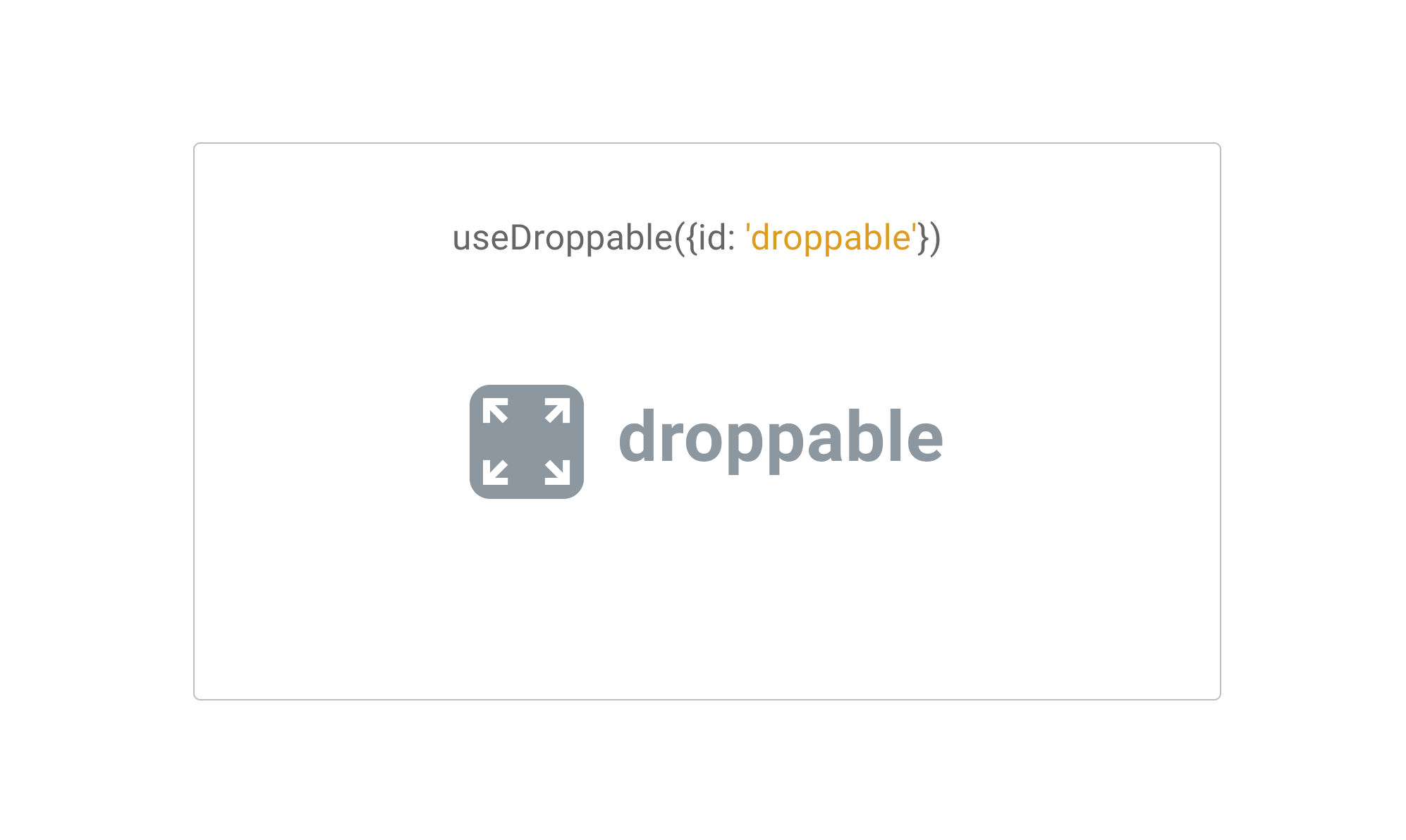Droppable